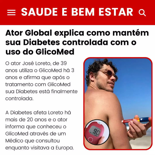 GlicoMed Original - Controle sua Glicose e Insulina no Sangue- Kaype Store