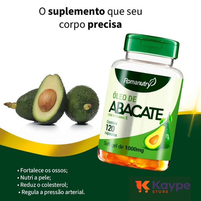 Óleo de Abacate com Vit. E | Kaype Store