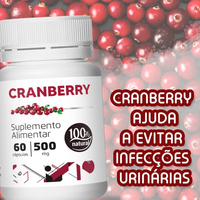 Cranberry Original - Aliado da Saúde Urinária e Imunidade | 100% Puro e Natural