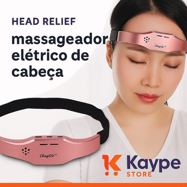 Head Relief – Massageador Elétrico para Enxaqueca e Dor de Cabeça | Kaype Store