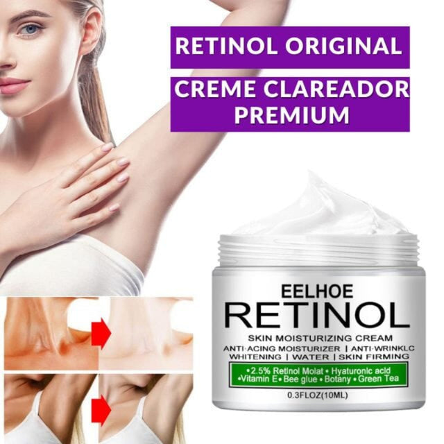 Retinol Original - Creme Clareador Facial, Virilha, Cotovelos e Axilas Kaypestore