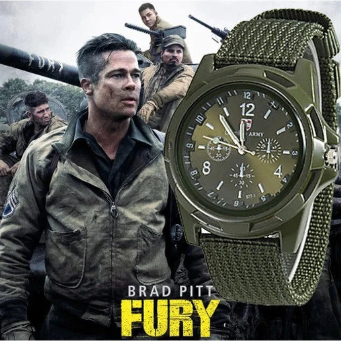 Relógio Masculino de Nylon - Strap Militar