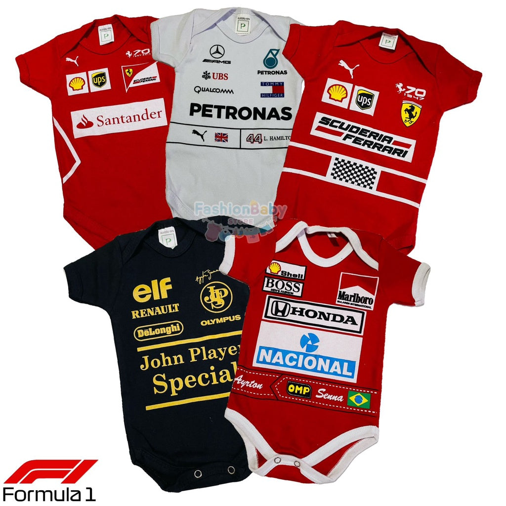 Body para Bebe - Corrida Formula 1 - Kaype Store