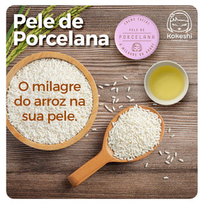 Hidratante Facial Pele de Porcelana - Rosa mosqueta e extrato de Arroz - Kaype Store