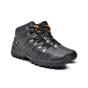 Coturno Caterpillar Bota Adventure em Couro - Kaype Store