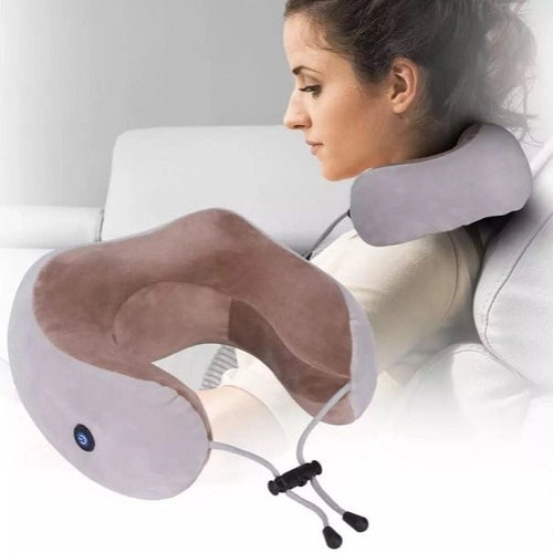 Almofada Massageadora de Pescoço Elétrica USB Recarregável - Kaype Store