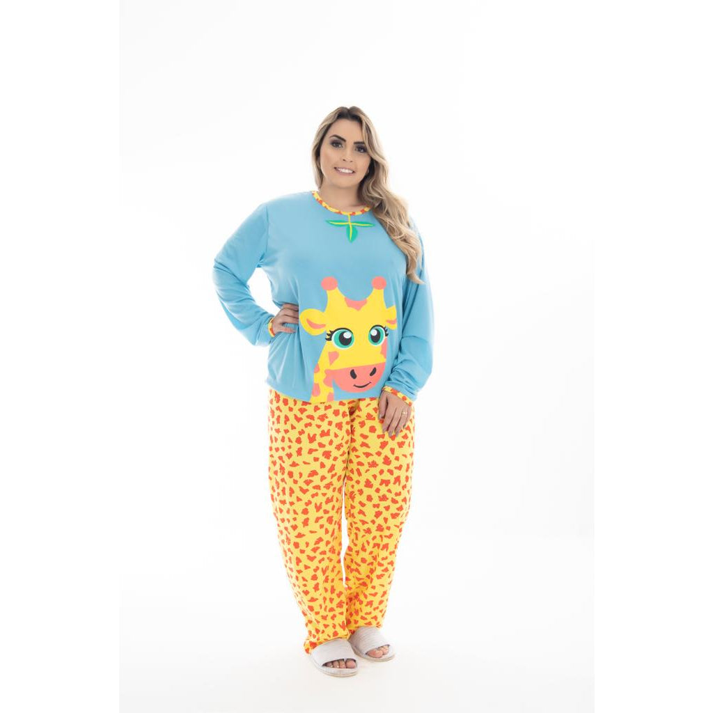 Pijama de Frio Feminino Longo - Inverno - Kaype Store