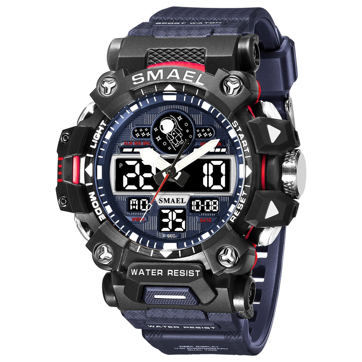 Relógio de Pulso Esportivo Masculino SMAEL com Duplo Display - Kaype Store