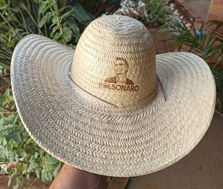 Chapéu de Palha Bolsonaro Original - Juntos pelo Agro - Kaype Store