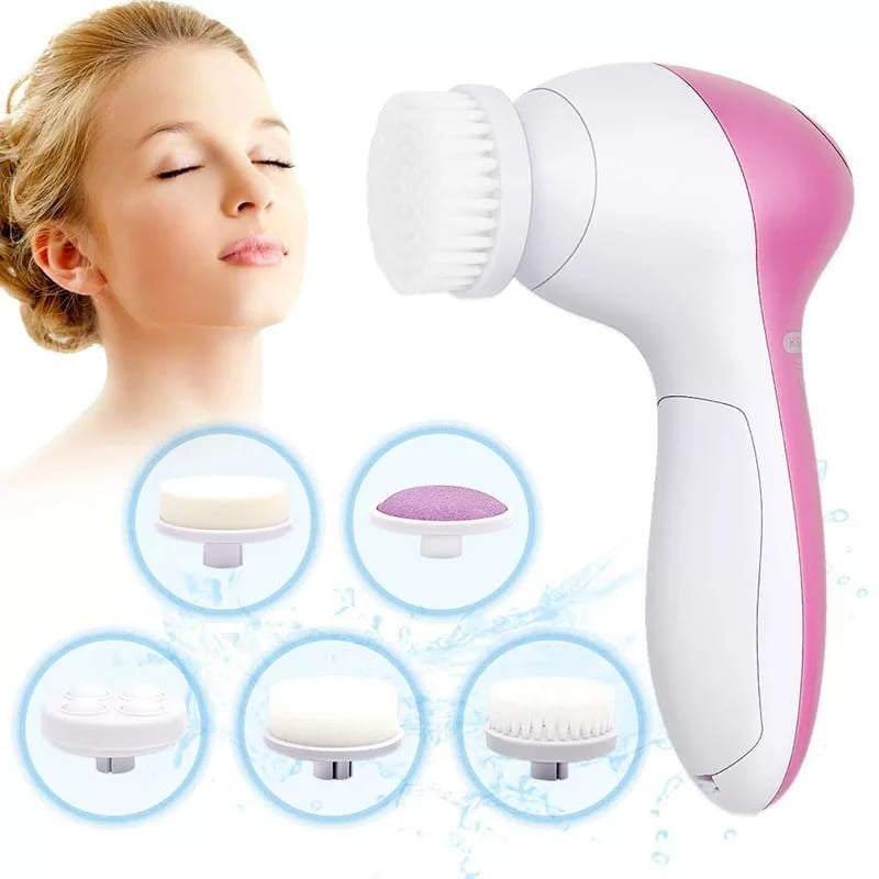 Escova Facial Elétrica Esfoliante limpeza Massageadora 5/1 Portátil - Kaype Store