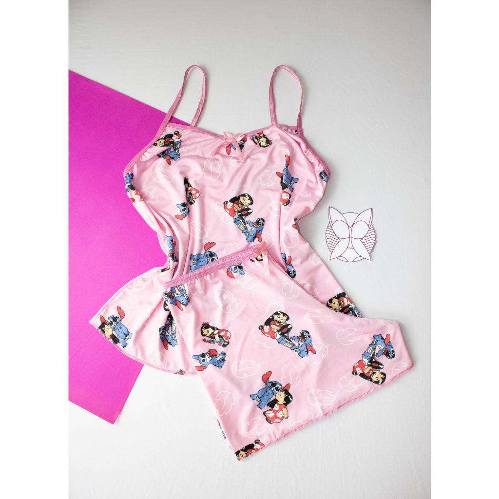 Pijama BabyDoll Feminino