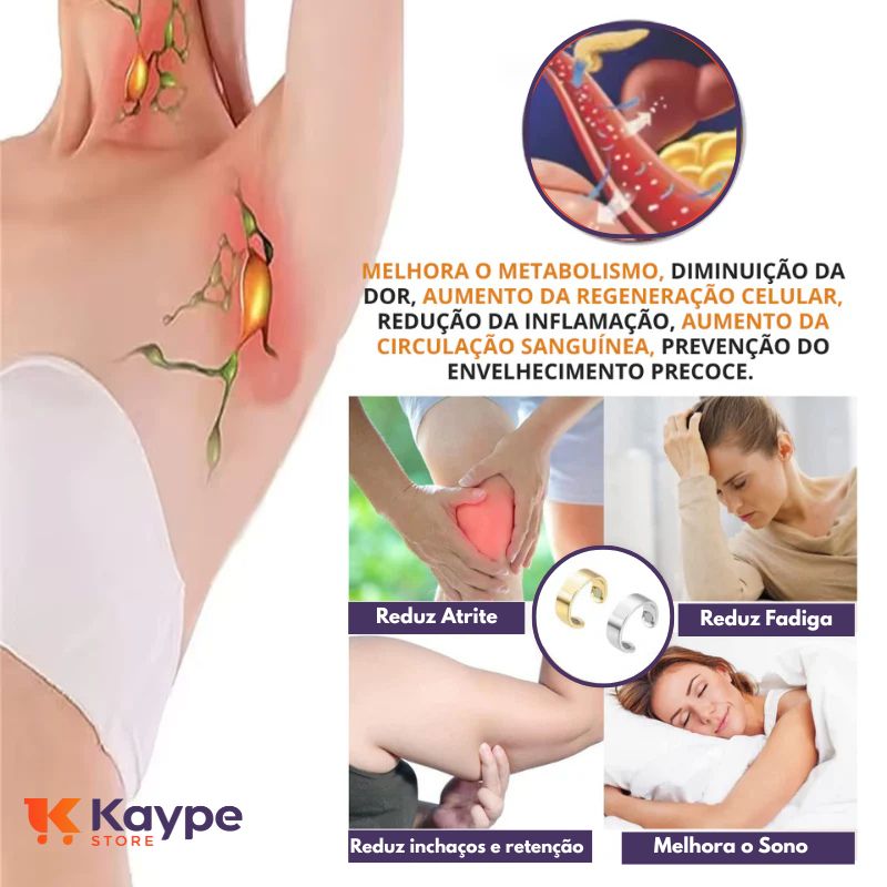Anel Magnetico HealthRing | Alívio de Dores + Bem-Estar | Kaype Store