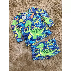 Conjunto Verão Infantil Masculino - Sunga e Camisa Térmica de Proteção Solar UV50 - Kaype Store