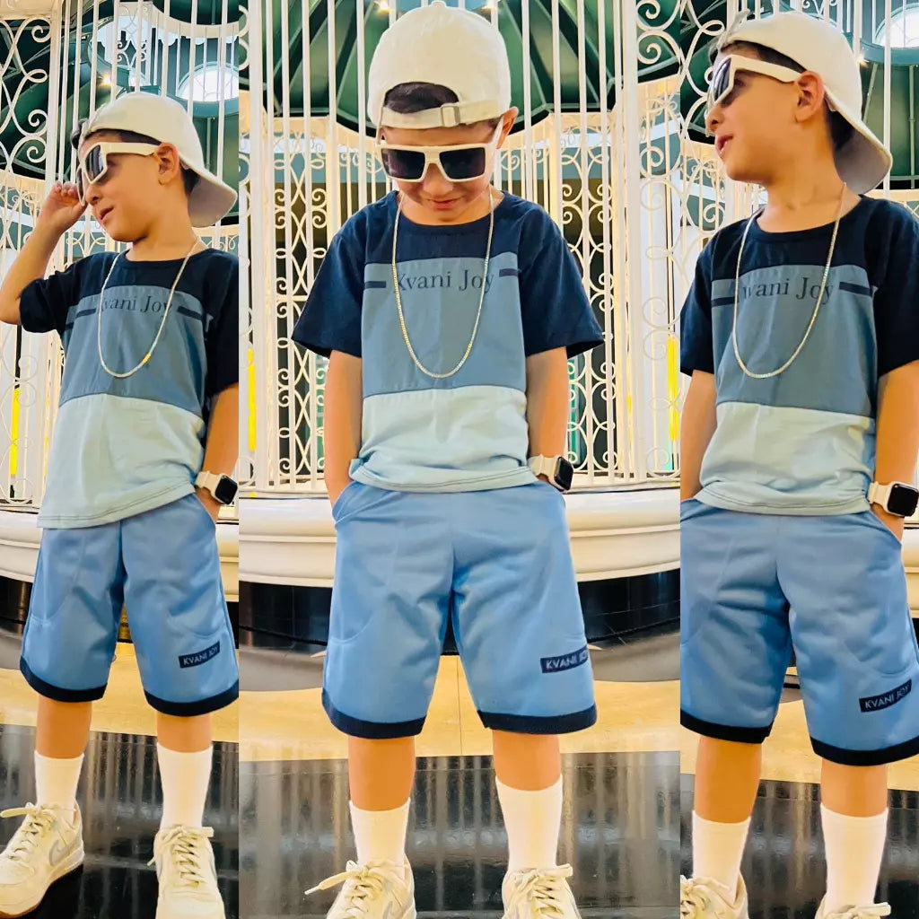 Conjunto Infantil Masculino Shorts e Camiseta: Estilo e Conforto para os Pequenos - Kaype Store