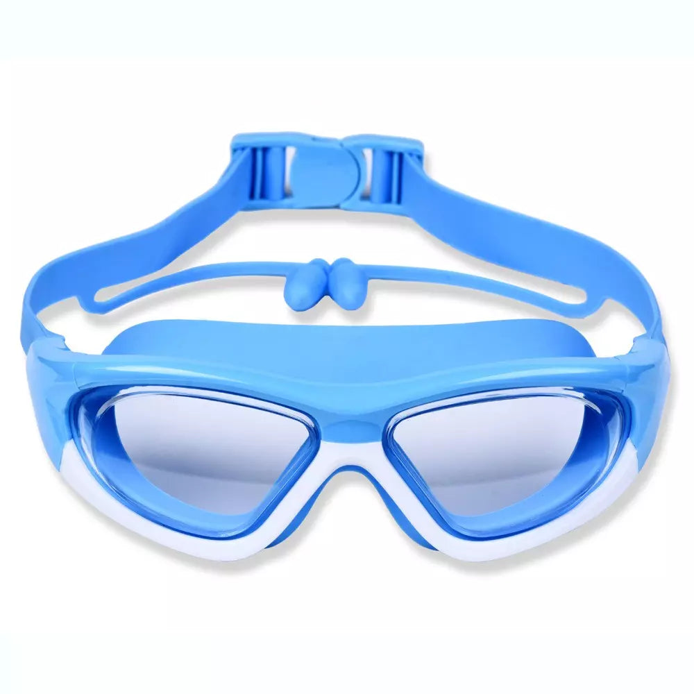 Mamakiddies Óculos De Natação Infantil Mergulho Ajustável À Prova D'água Anti-Embaciamento Visão Larga UV - Kaype Store