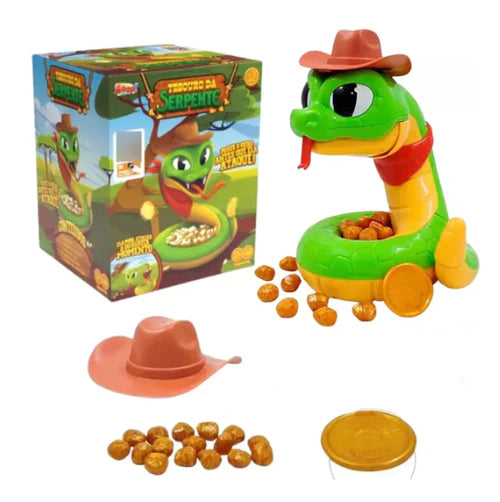Angry Snake Jake - Brinquedo Cobra Cascável - Kaype Store