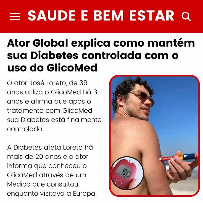 GlicoMed Original  - Controle sua Glicose e Insulina no Sangue- Kaype Store