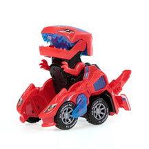 DinoCar - Carro Robô Dinossauro Transformers  Eletrico com Luz e Música - Kaype Store