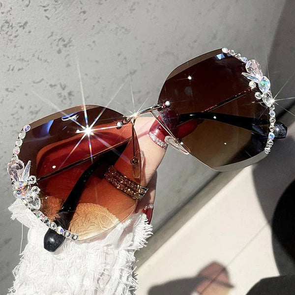 Óculos De Sol Feminino Com Lentes Gradiente Vintage - UV400 - Kaype Store