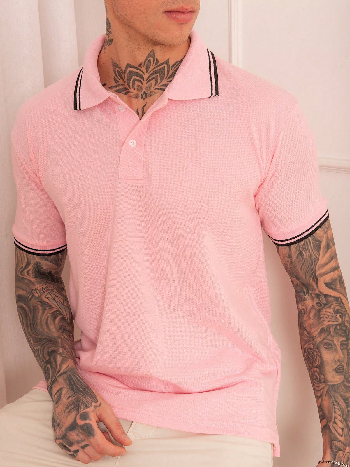 Mr Right Camisa Polo com Detalhe na Gola - Malha Piquet - Kaype Store