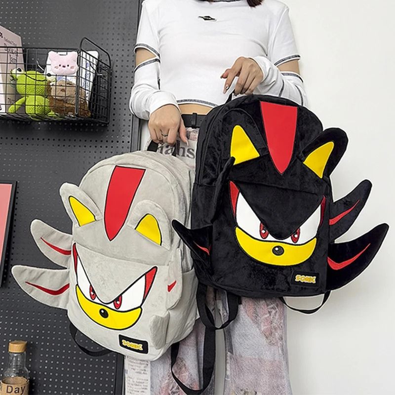 Mochila Peluciada - Sonic Shadow - Kaype Store