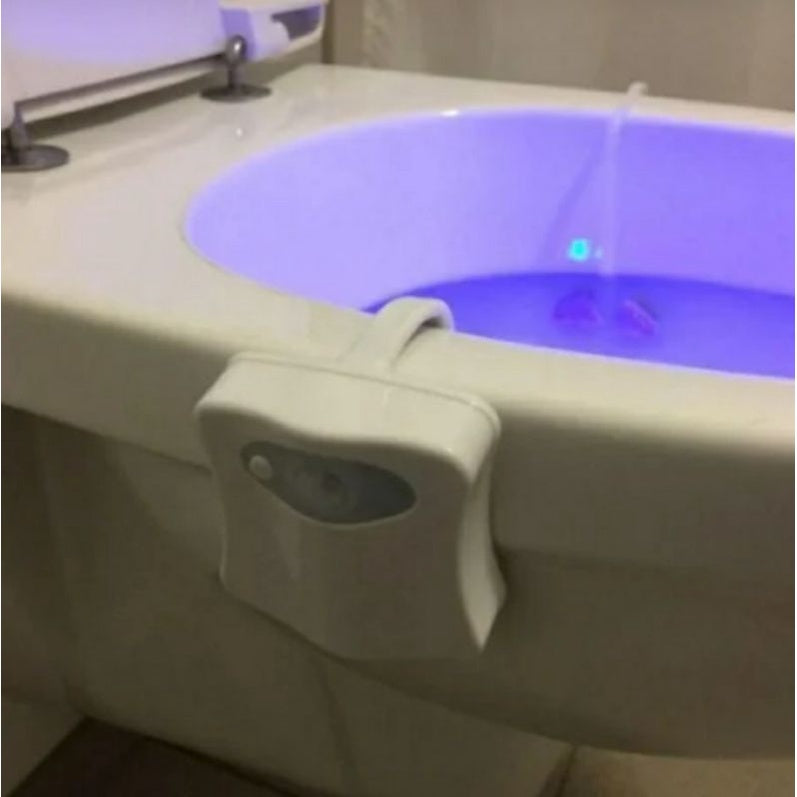 Lâmpada para Vaso Sanitário Noturna com Sensor - Iluminação e Conveniência em Seu Banheiro