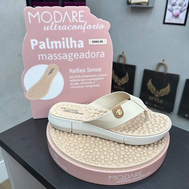 Chinelo Tamanco com Palmilha Massageadora Ortopédica - PalmOrtopedic Modare | Kaype Store