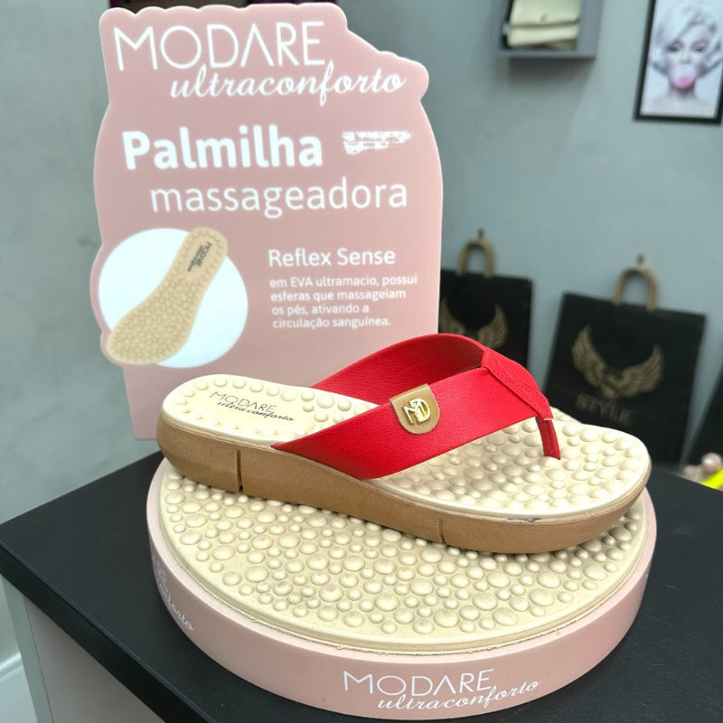 Chinelo Tamanco com Palmilha Massageadora Ortopédica - PalmOrtopedic Modare | Kaype Store