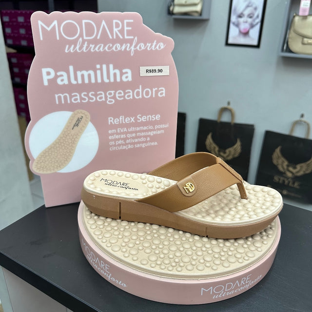 Chinelo Tamanco com Palmilha Massageadora Ortopédica - PalmOrtopedic Modare | Kaype Store
