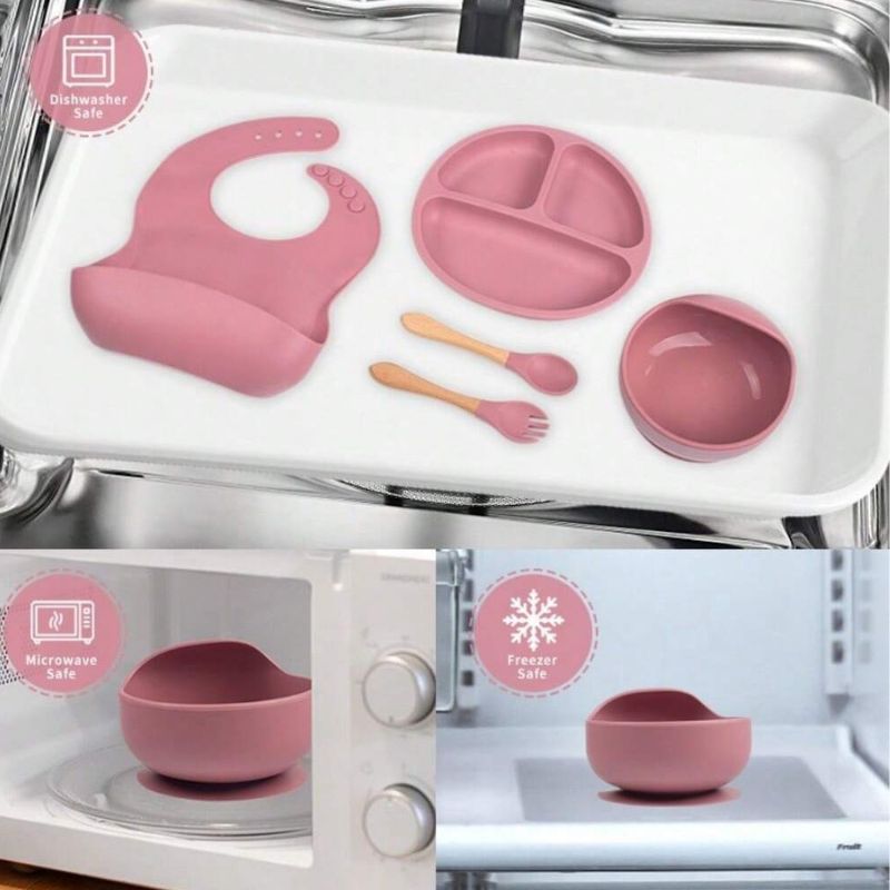 Kit 8 Peças de Talheres de Silicone para Bebês e Crianças - Seguro e Prático - Kaype Store