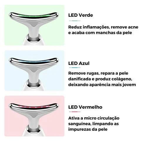Redutor de Papadas e Rugas Profissional - Kaype Lift | Tratamento Facial Eficaz