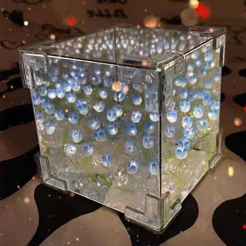Luminária de Cubo Tridimensional - Kaype Store