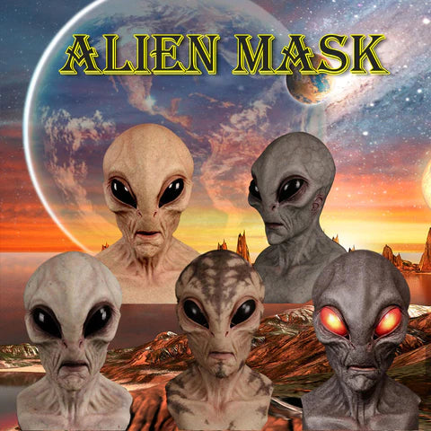 Máscara Alien Ultra realista de Silicone - Kaype Store