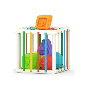 Cubo Educativo Montessori com Trama e Formas - Kaype Store