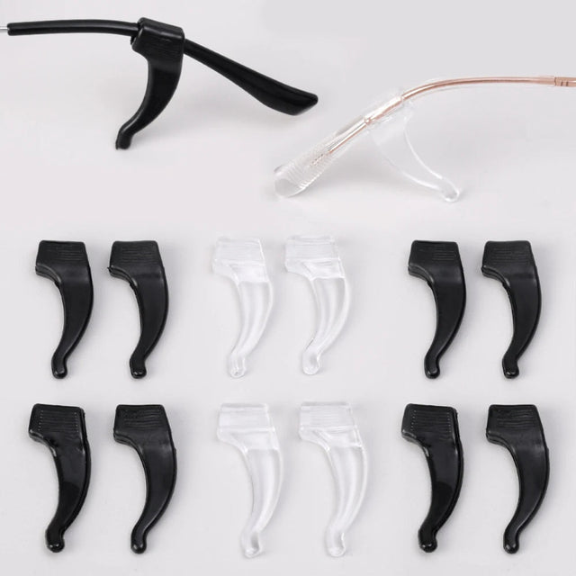 Suporte de Silicone para Óculos - Kit 6 Pares (12 Peças) | Kaype Store