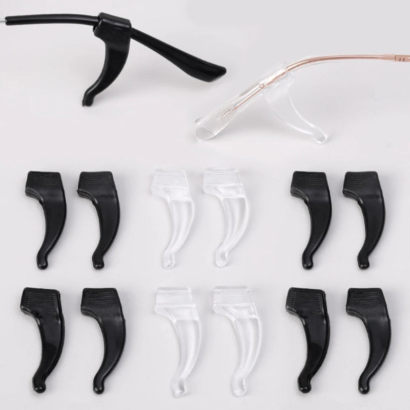 Suporte de Silicone para Óculos - Kit 6 Pares (12 Peças) | Kaype Store