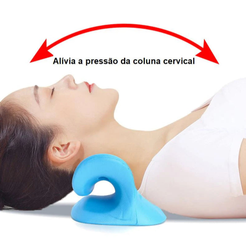 Travesseiro Massageador Ortopédico Cervical Portátil - SuperOrto | Alívio de Dor no Pescoço