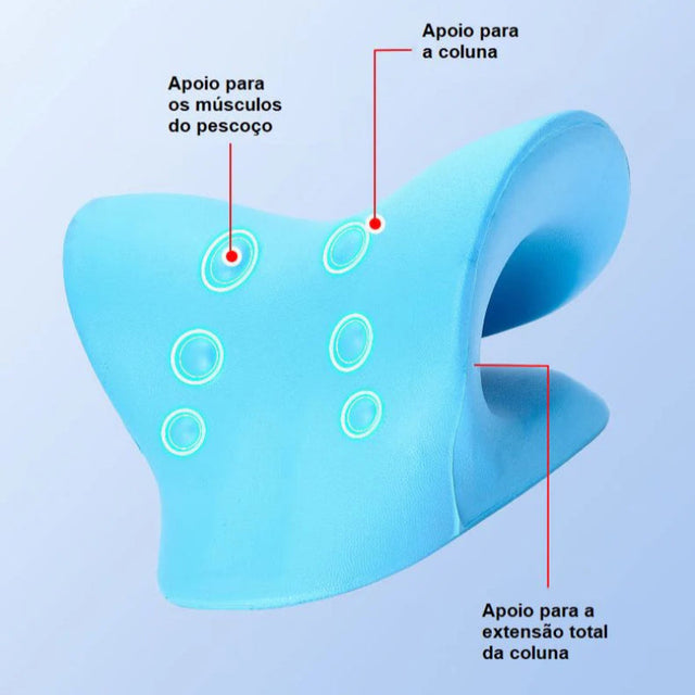 Travesseiro Massageador Ortopédico Cervical Portátil - SuperOrto | Alívio de Dor no Pescoço