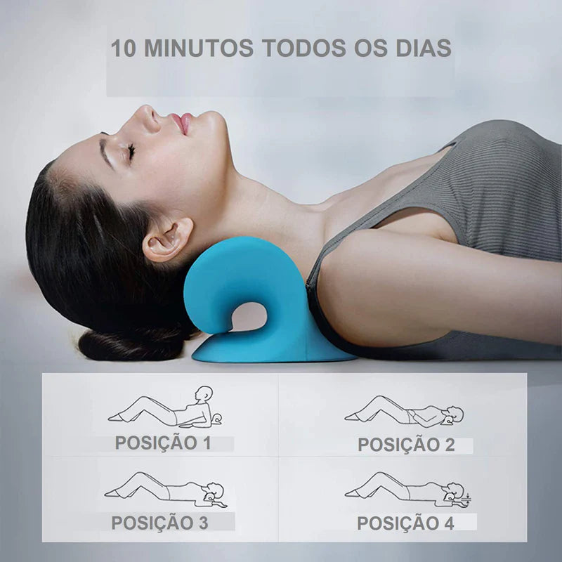 Travesseiro Massageador Ortopédico Cervical Portátil - SuperOrto | Alívio de Dor no Pescoço