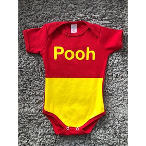 Body Roupinha de Bebe Temático Personalizada - BabyPremium MMB010 Kaypestore Ursinho Pooh P - 0 a 3 Meses 