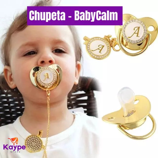 Chupeta BabyCalm Original - Chupeta Premium Ortodôntica Anti-Refluxo Personalizada MMB012 Kaypestore 