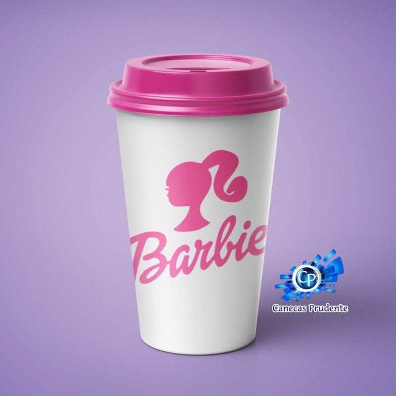 Copo Bucket da Barbie Estilo Café Kaypestore Barbie 