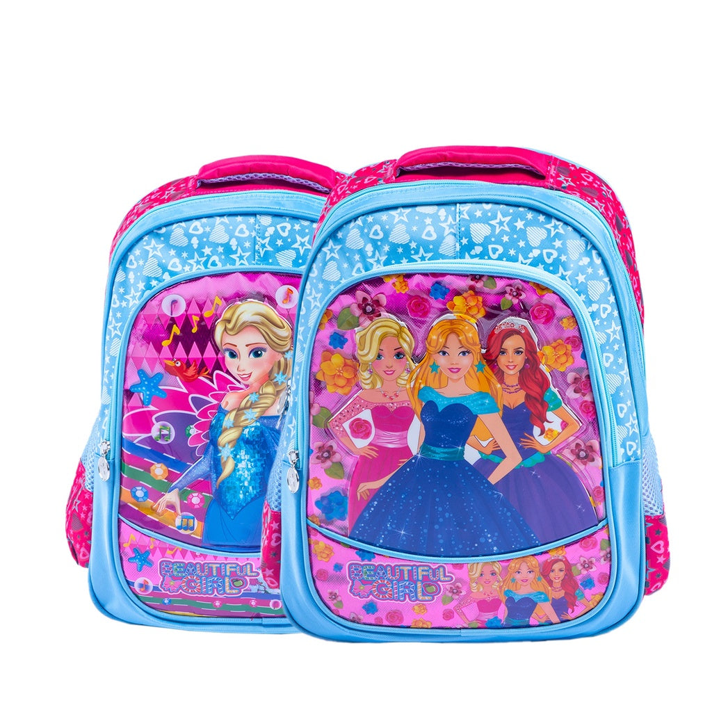 Mochila Escolar Infantil de Princesas - Super Resistente ACES007 Kaypestore 