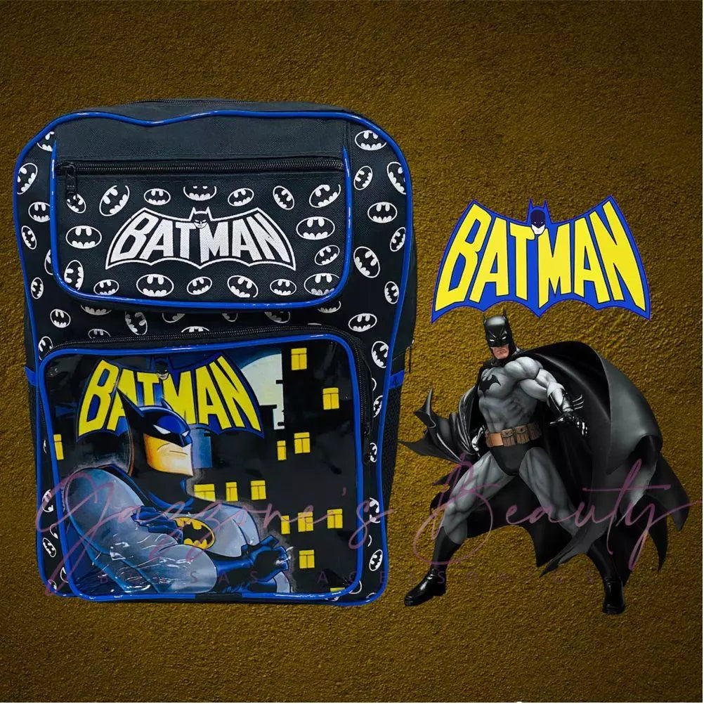 Mochila Escolar Infantil Masculina - Super Resistente (Hulk, Homem Aranha, Batman e Patrulha Canina) MDI008 Kaypestore Batman 