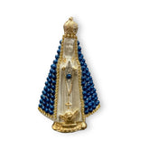 Nossa Senhora Aparecida com Pérolas Kaypestore Azul 
