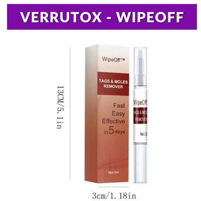 Verrutox Wipe Off - Removedor Profissional de Marcas, Manchas e Verrugas Kaypestore 